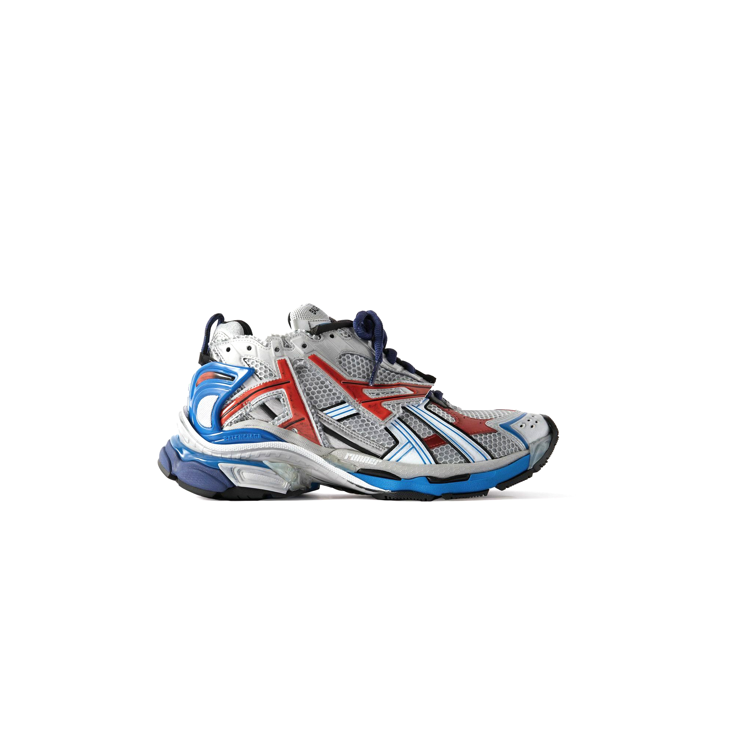 Ba*len*cia*ga runner nylon mesh and rubber sneakers 677403w3rb61264
